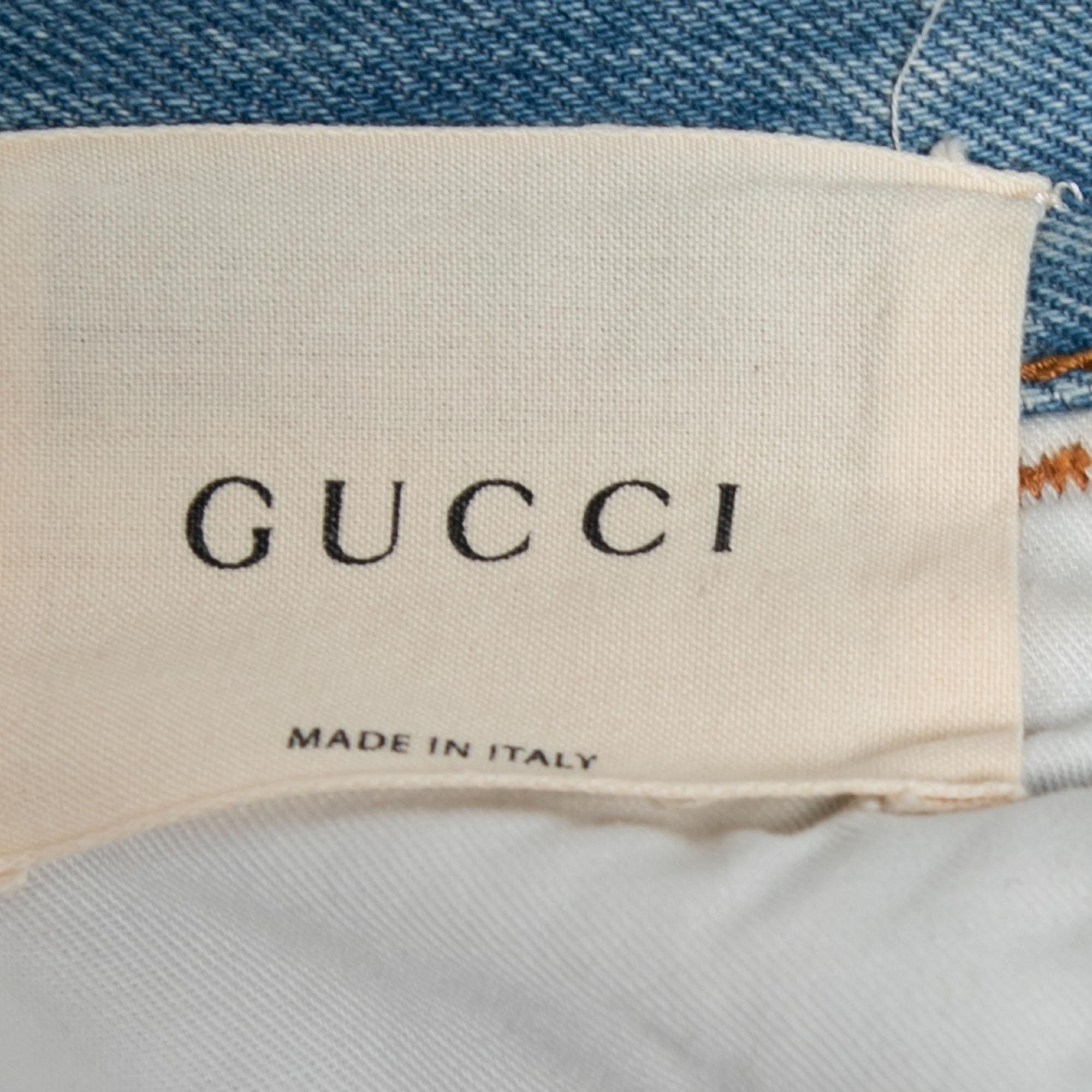 gucci tapered jeans