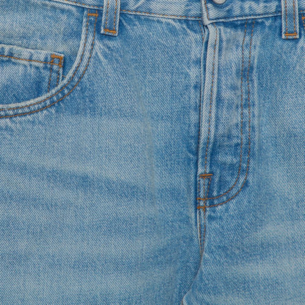 Gucci Blue Denim geliebten Applique Detail Straight Leg Jeans S (Blau)