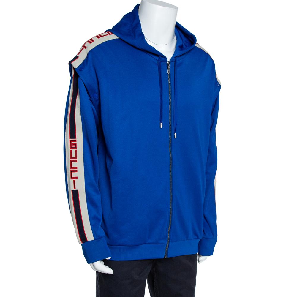 gucci technical hoodie