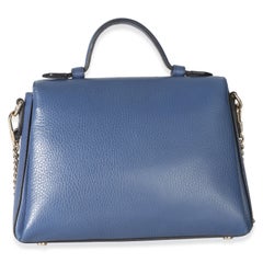 Gucci Blue Dollar Calfskin Interlocking GG Top Handle Bag