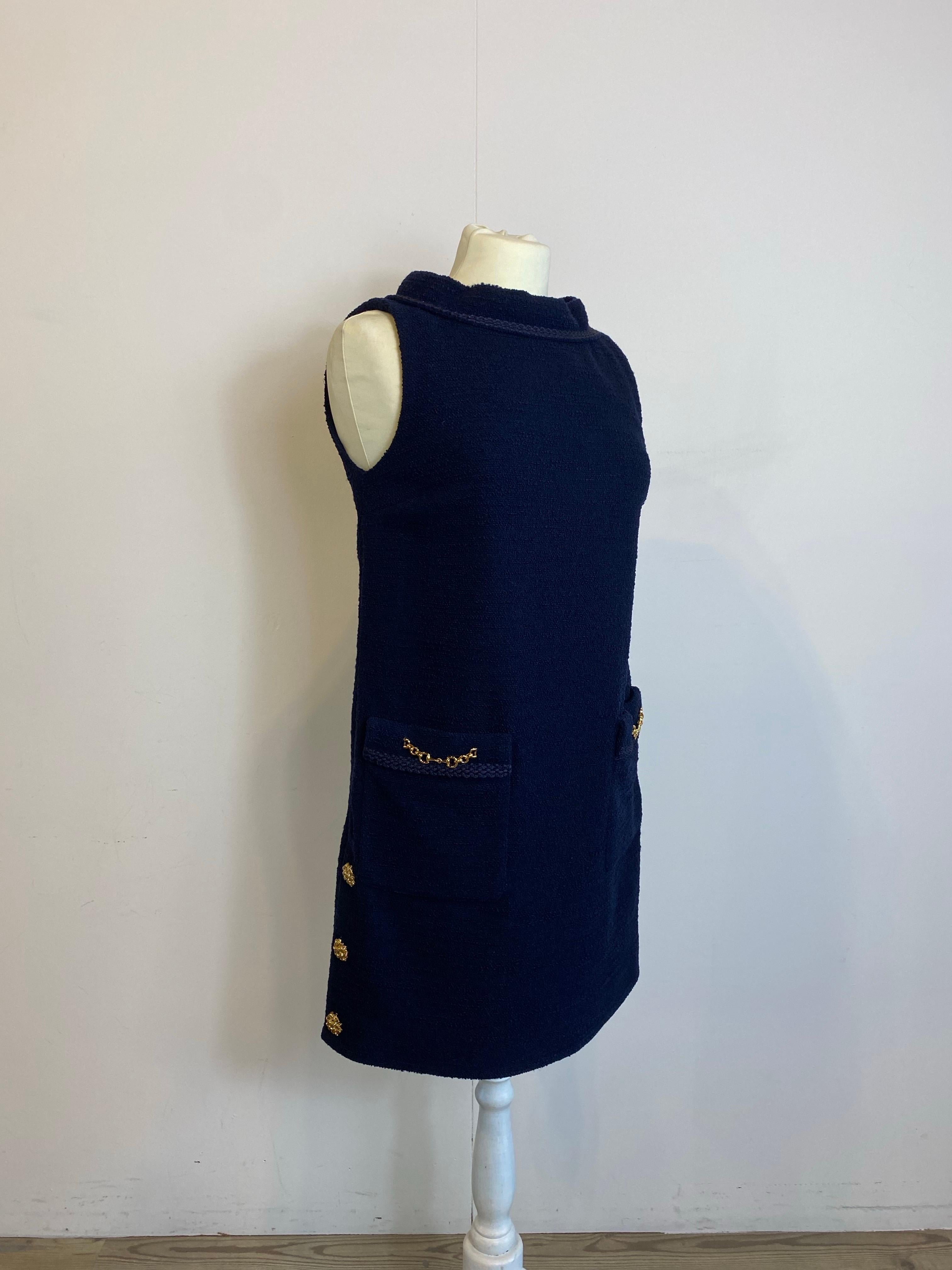 Gucci Blue Dress Negro en venta