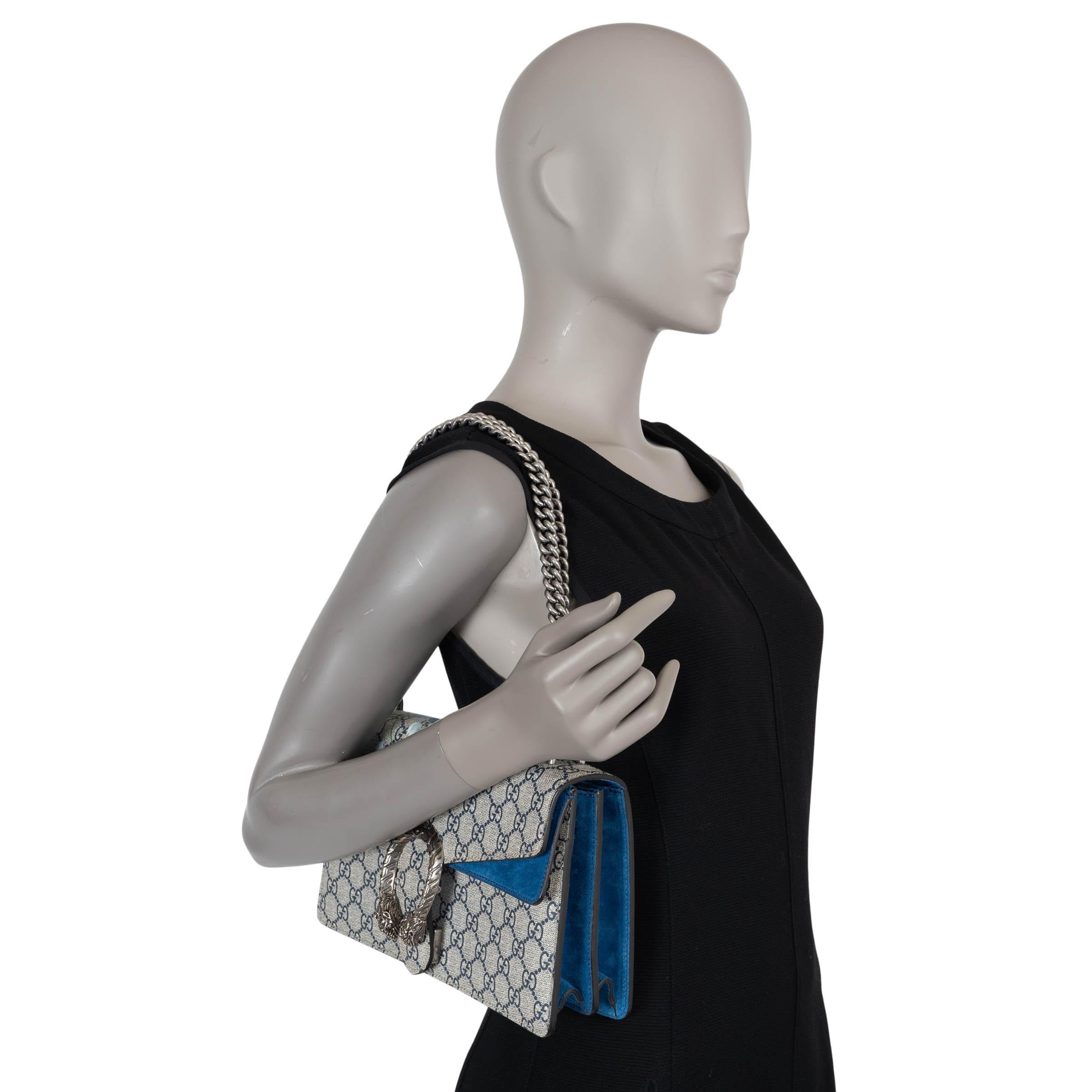 GUCCI blue GG BLOOMS SUPREME DIONYSUS SMALL Shoulder Bag For Sale 5