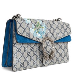 GUCCI blue GG BLOOMS SUPREME DIONYSUS SMALL Shoulder Bag