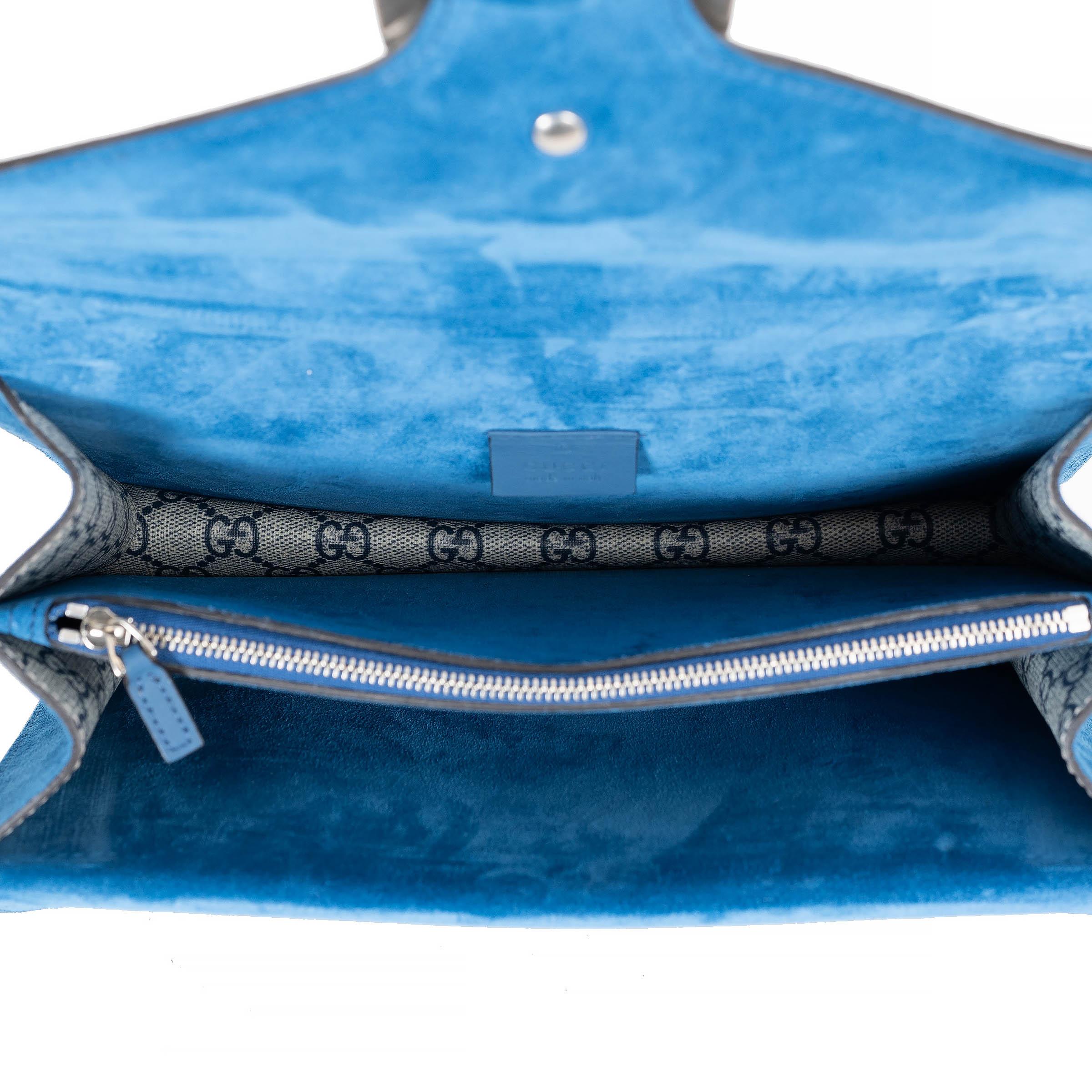 GUCCI blue GG BLOOMS SUPREME DIONYSUS SMALL Shoulder Bag For Sale 2