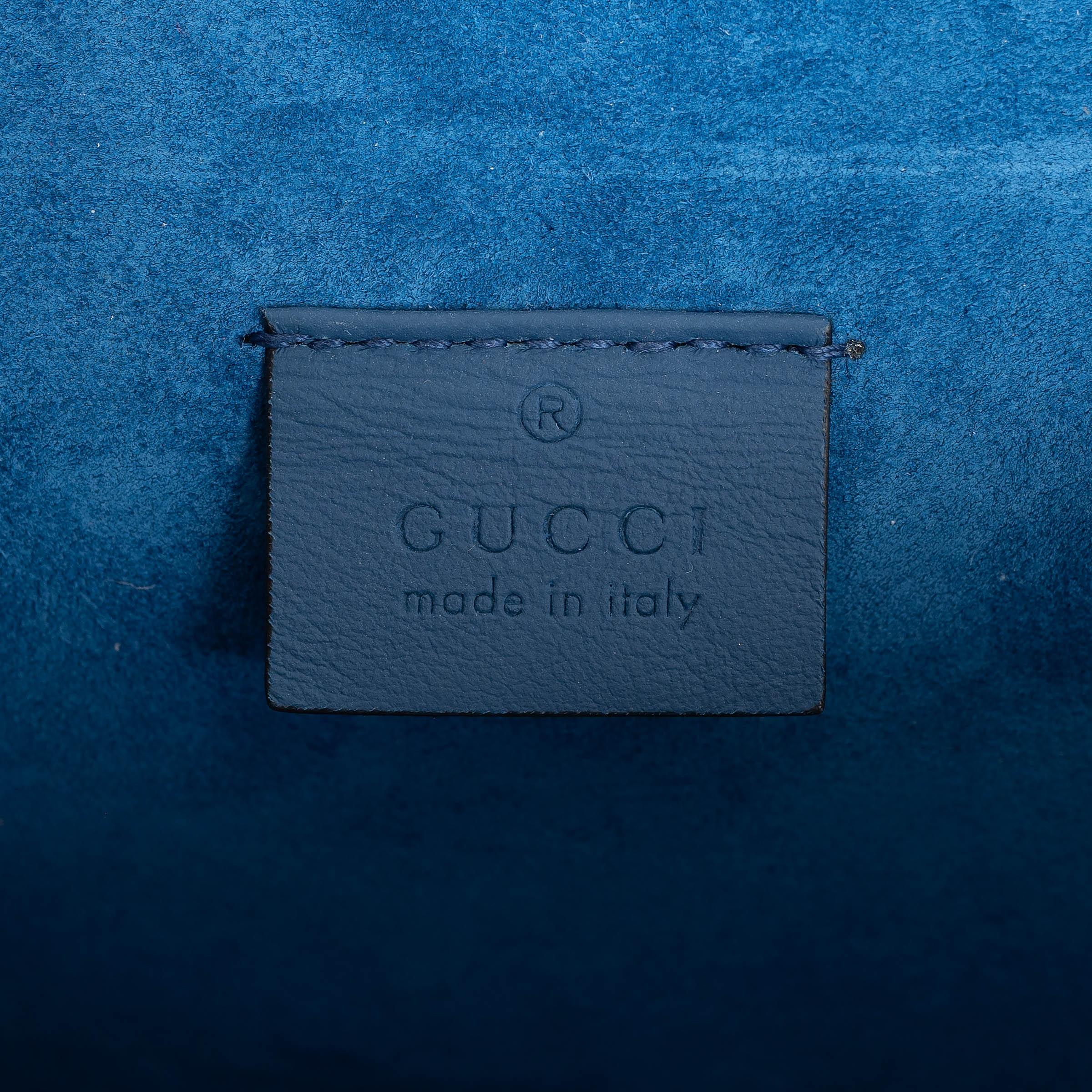 GUCCI blue GG BLOOMS SUPREME DIONYSUS SMALL Shoulder Bag For Sale 3