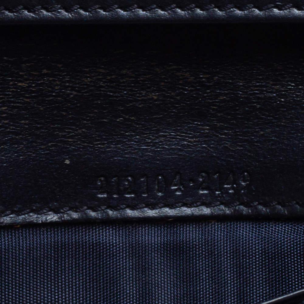 Gucci Blue GG Imprime Canvas Continental Wallet 6