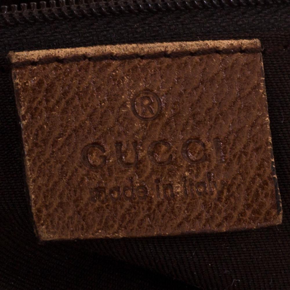 Gucci Blue GG Interlocking Denim and Leather Medium Abbey D Ring Shoulder Bag 3
