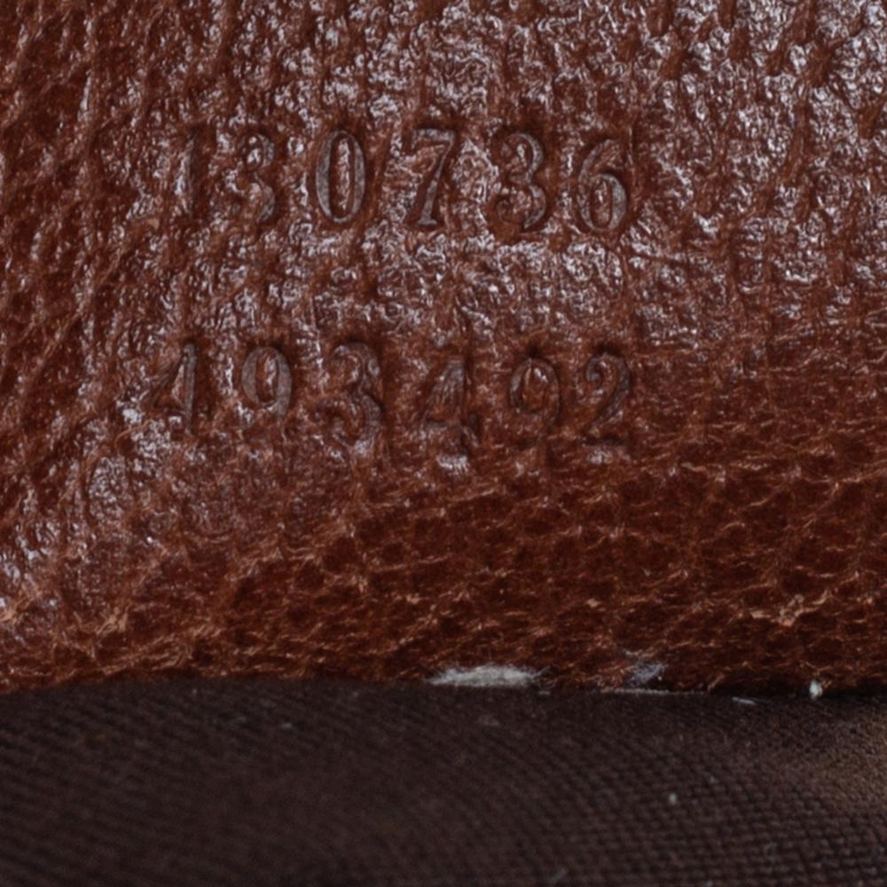 Gucci Blue GG Interlocking Denim and Leather Medium Abbey D Ring Shoulder Bag 2