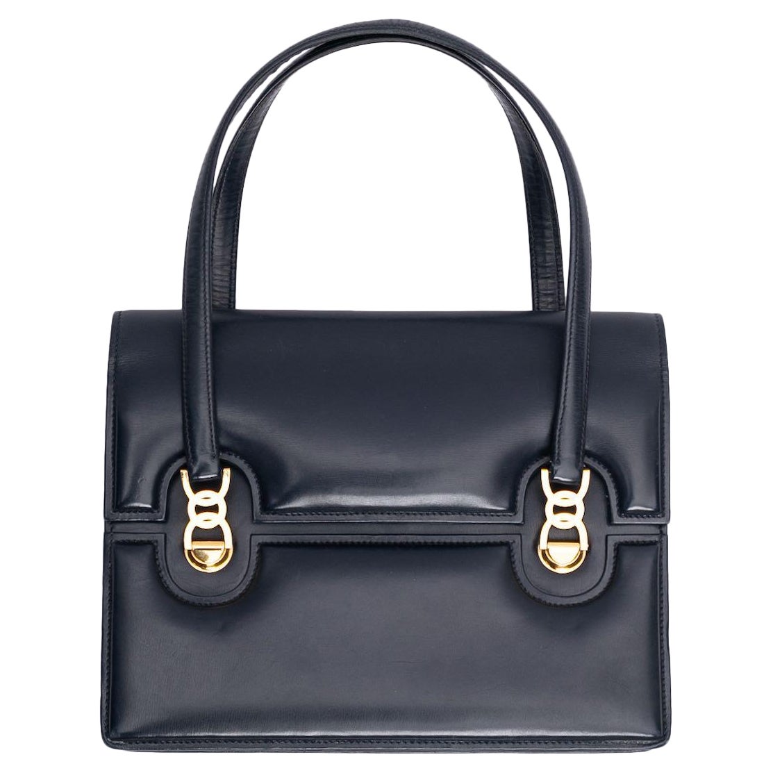 Borsa Gucci in pelle blu