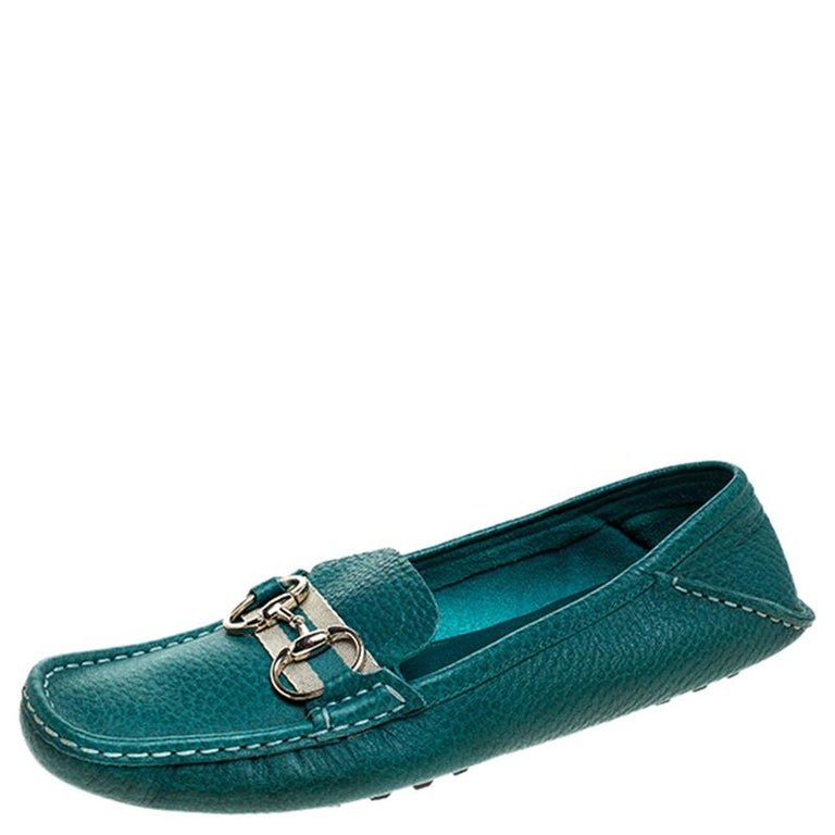 gucci loafers blue