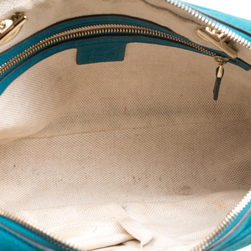 Gucci Blue Leather Medium Soho Chain Shoulder Bag 5