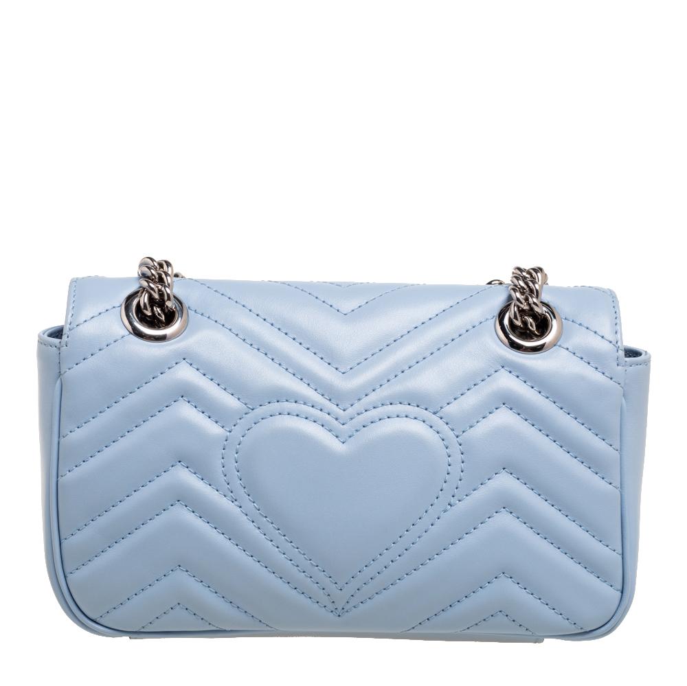 gucci marmont mini blue