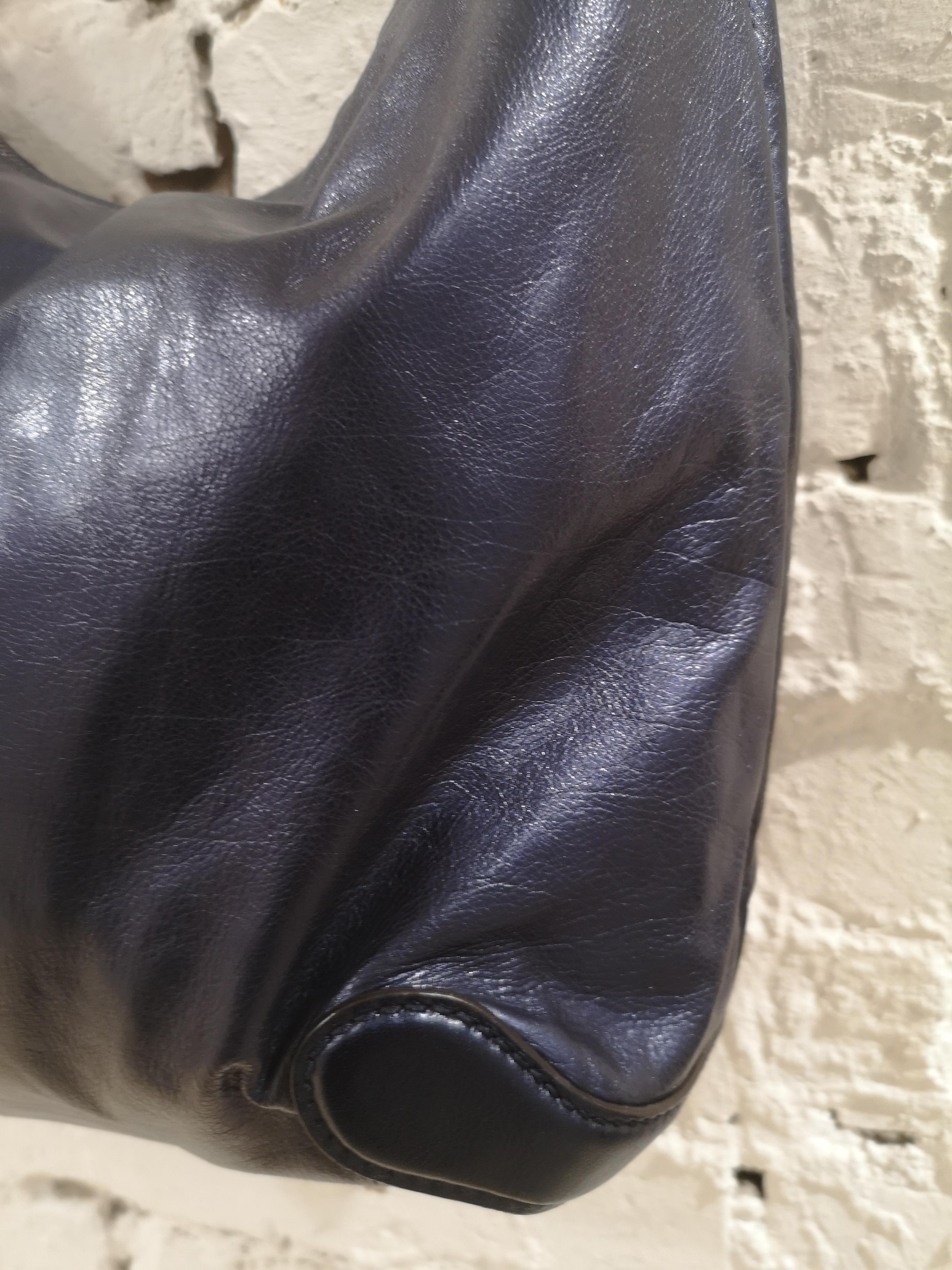 Gucci blue leather silver hardware Shoulder bag 2