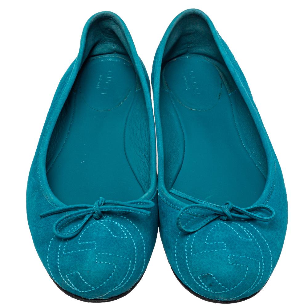 teal ballet slippers