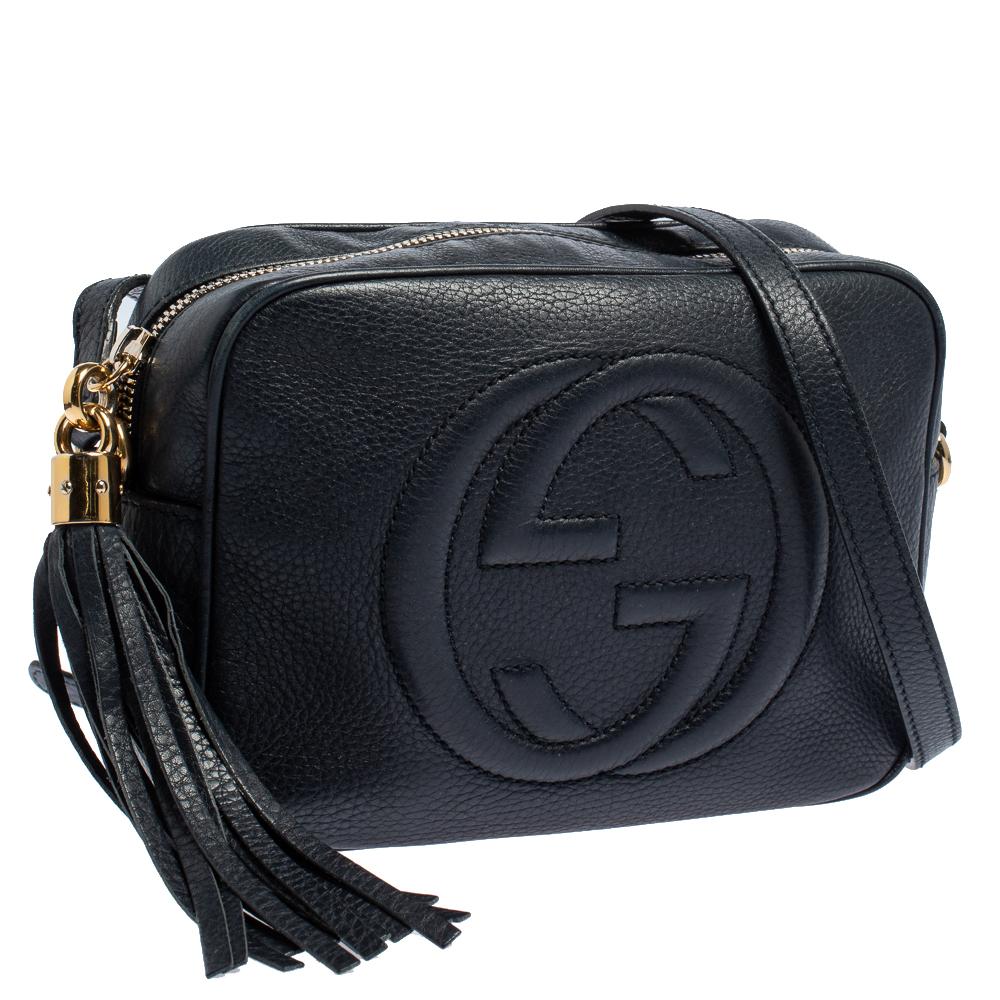 gucci soho clutch black