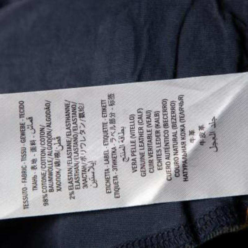 Gucci Blue Logo Printed Denim Muddy Effect Skinny Jeans M In Good Condition For Sale In Dubai, Al Qouz 2