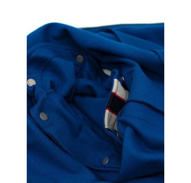 Gucci Blue Logo Side Stripe Track Jacket with Poppers 2