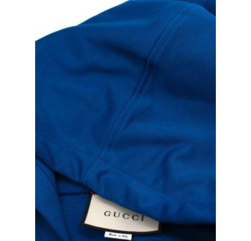 Gucci Blue Logo Side Stripe Track Jacket with Poppers 3