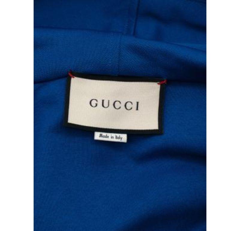 Gucci Blue Logo Side Stripe Track Jacket with Poppers 5