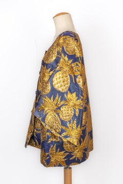 Gucci Blue Lurex Jacket Kimono, 2020