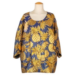 Gucci Blue Lurex Jacket Kimono, 2020
