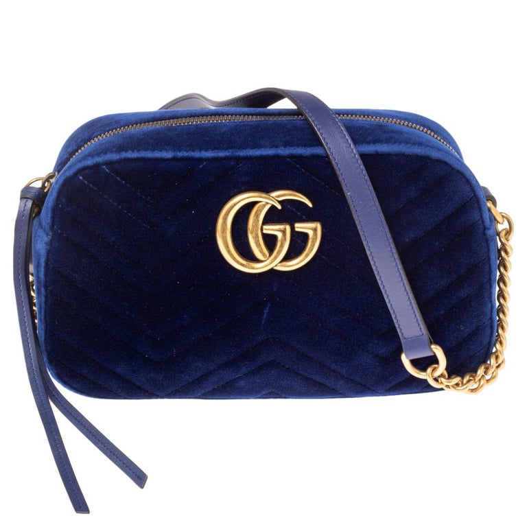 Gucci Marmont Velvet Bag - 9 For Sale on 1stDibs