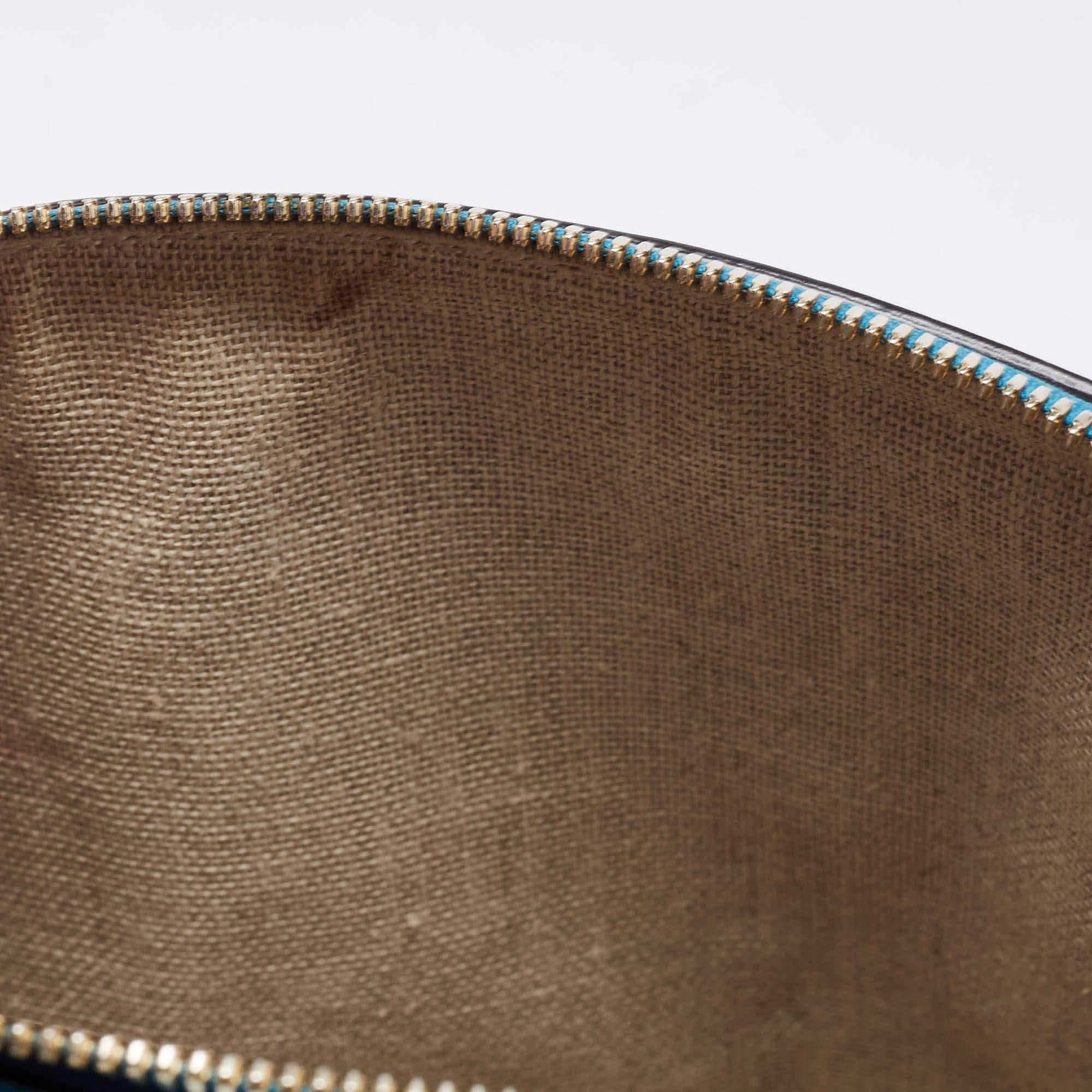 Gucci Blue Microguccissima Leather Mini Nice Dome Bag For Sale 9