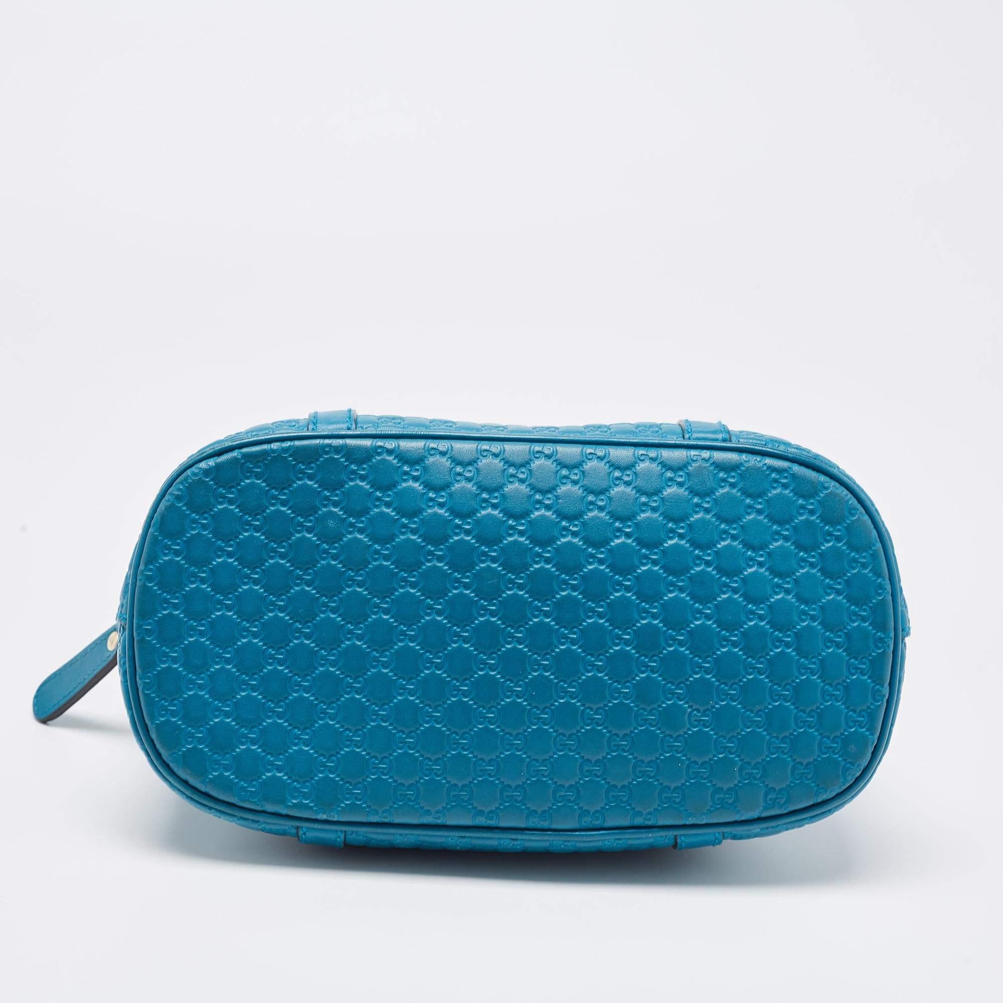 Gucci Blue Microguccissima Leather Mini Nice Dome Bag For Sale 1
