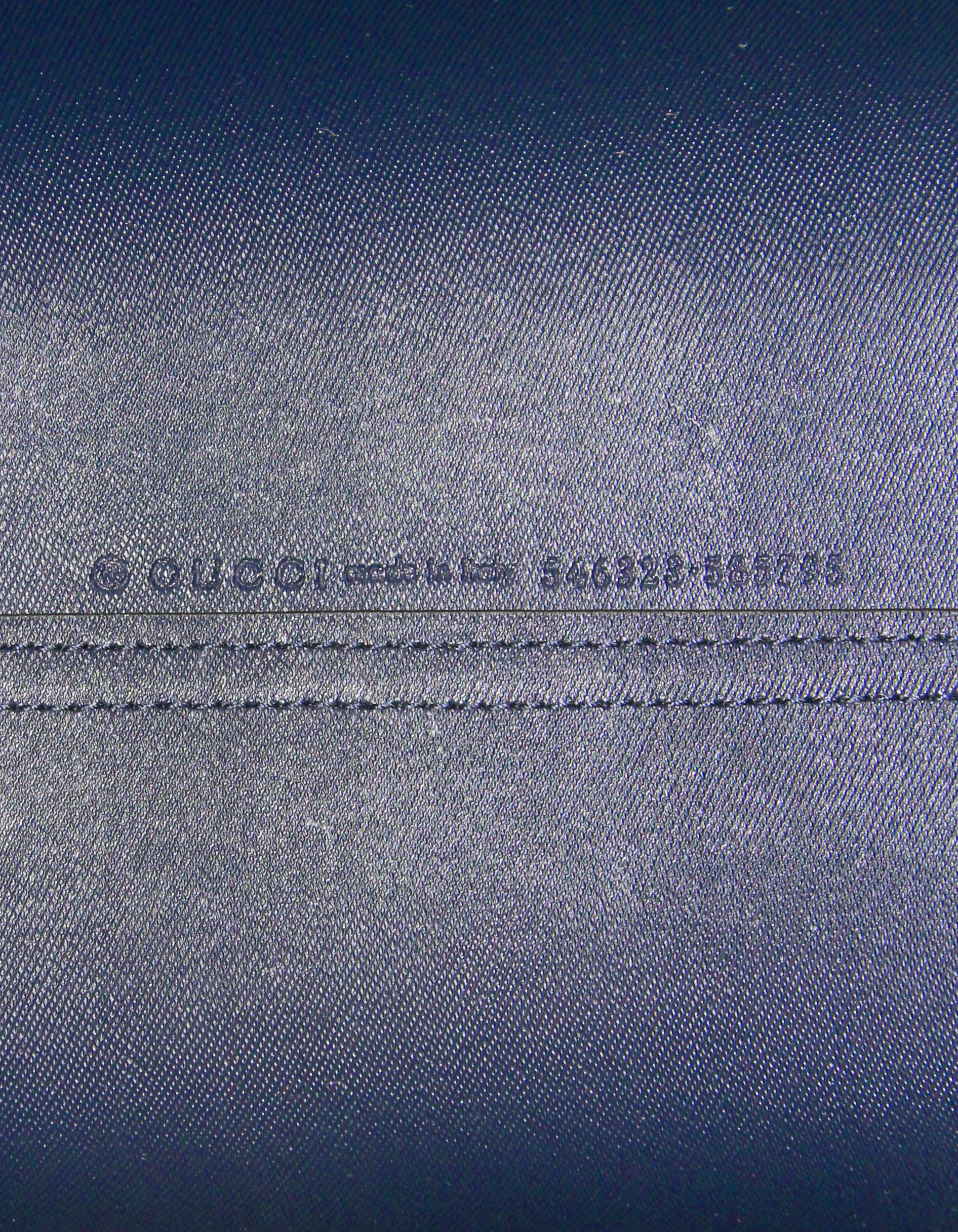 Gucci Blue Monogram Reversible GG Blooms Print Small Tote Bag 1