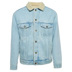 Blaue bestickte Denim-Jacke von Gucci mit Paramount Pictures S
