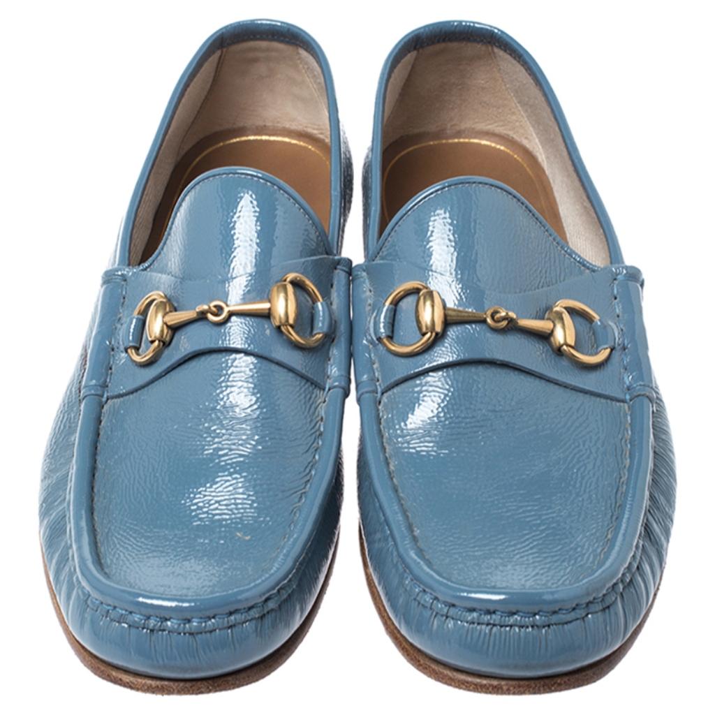 mens gucci patent leather loafers