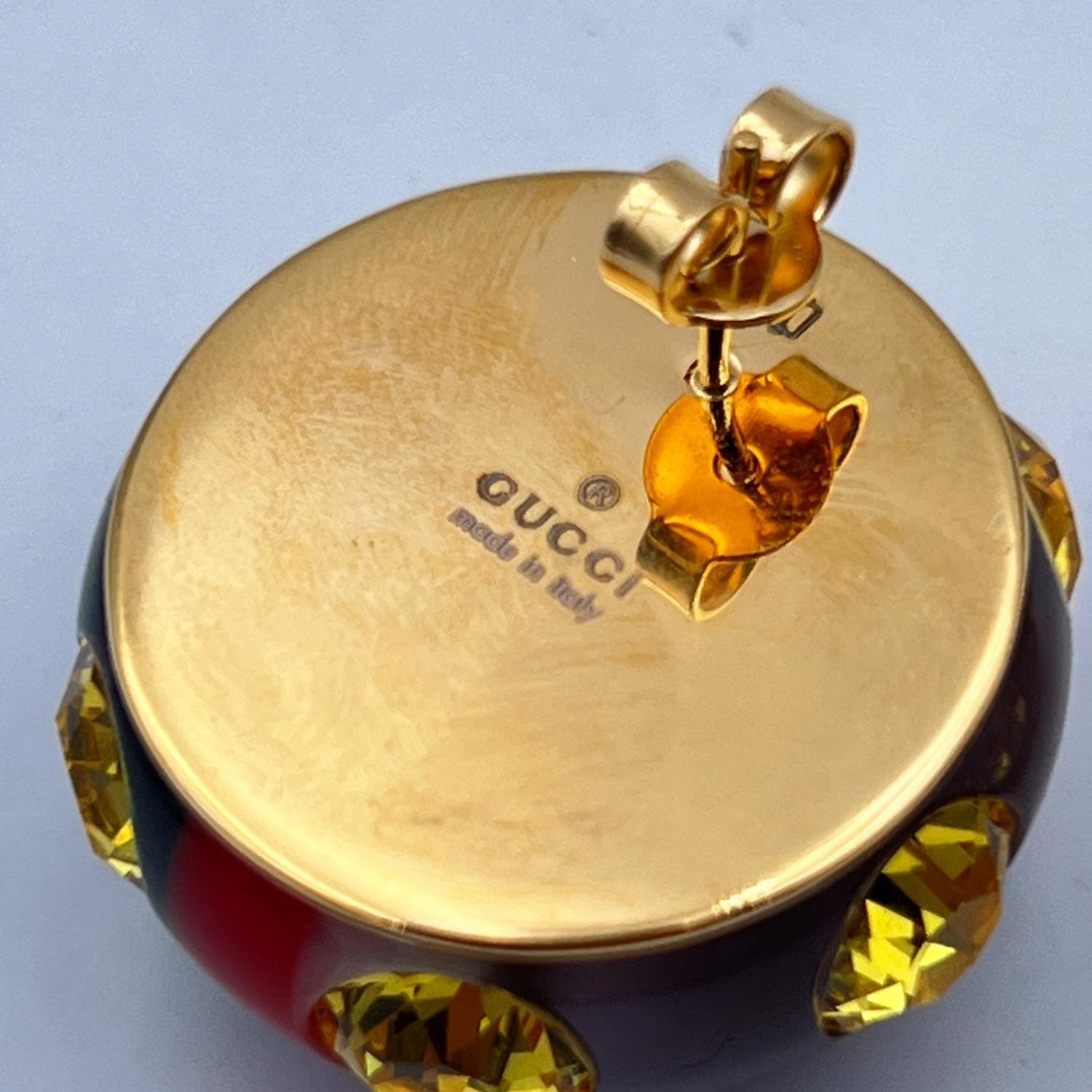 gucci blue earrings