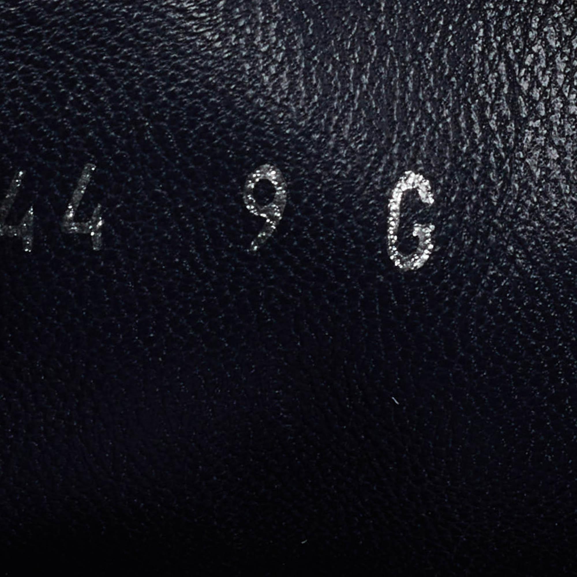 Baskets basses GG en daim et nylon bleu/argent de Gucci Taille 43 en vente 3