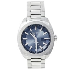 Gucci Blue Stainless Steel GG2570 YA142303 Men's Wristwatch 40 mm