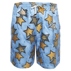 Gucci Blue Star GG Jacquard Bermuda Shorts S