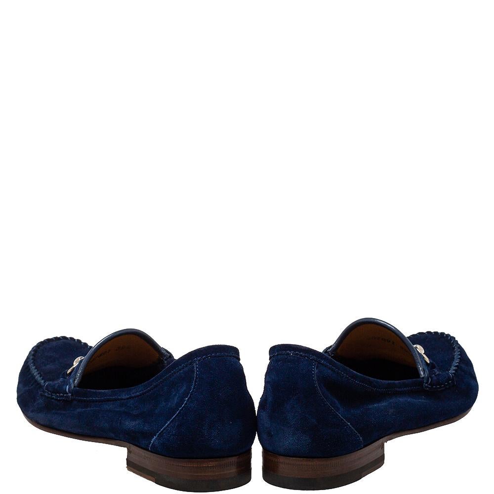 blue suede gucci loafers