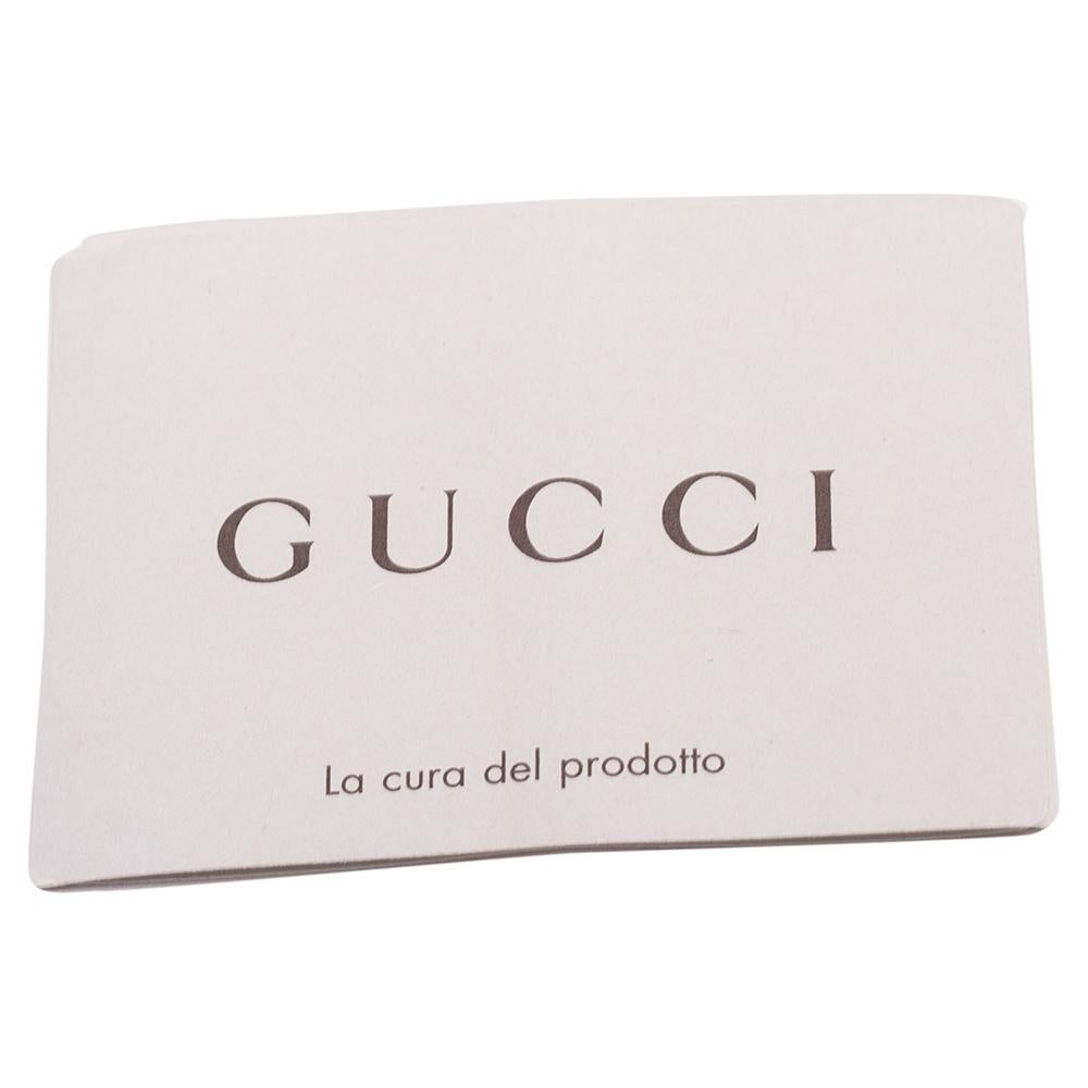 Gucci Blue Turquoise Diamante Leather Flap Continental Wallet 7