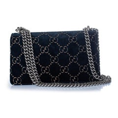 Gucci, sac Dionysus GG en velours bleu