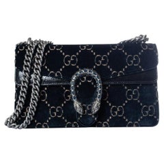 Gucci, sac Dionysus GG en velours bleu