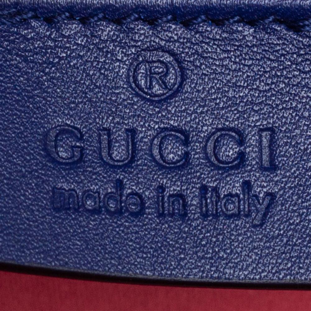 Gucci Blue Velvet Mini Broadway Crossbody Bag 4
