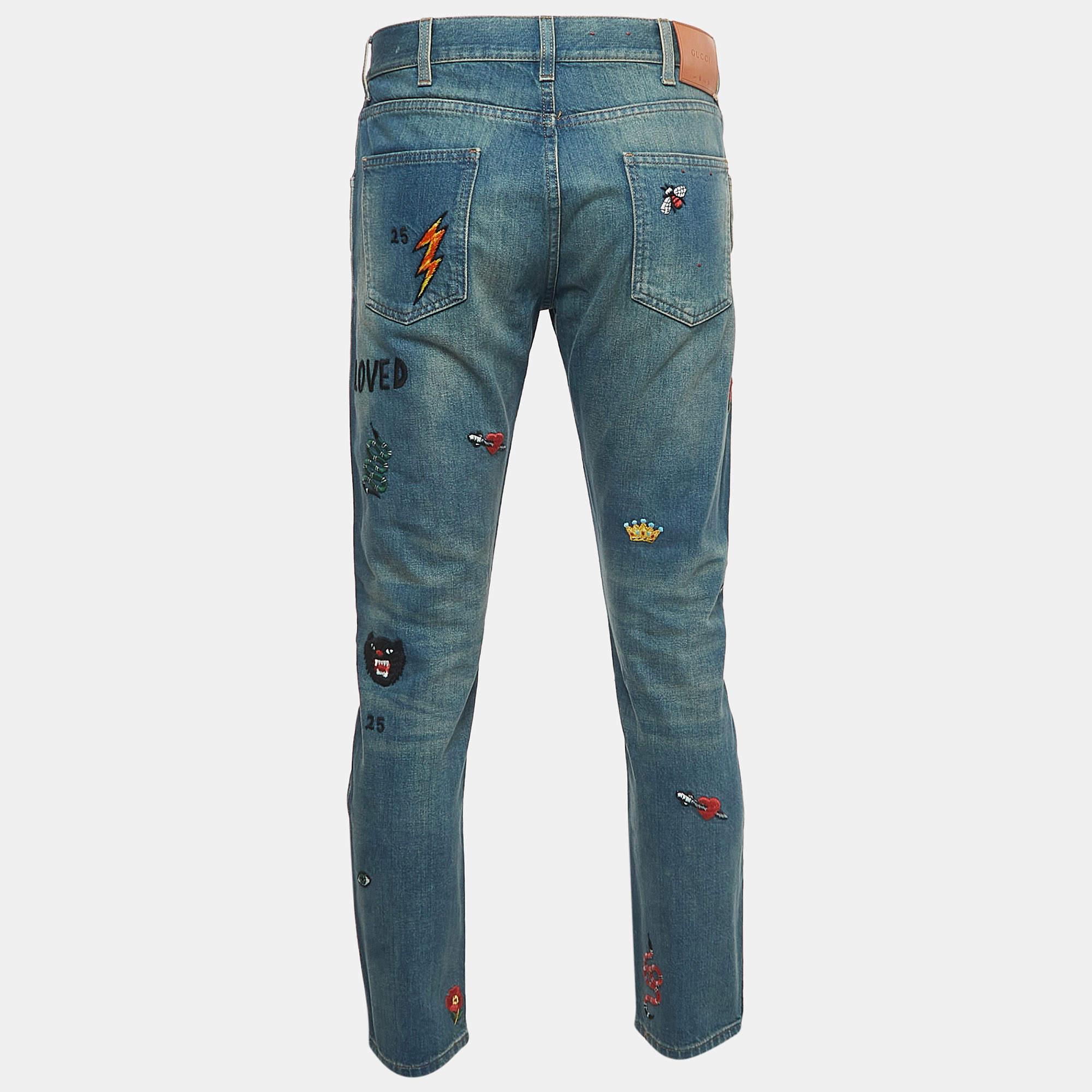 Eine tolle Jeans wie diese darf in keinem Kleiderschrank fehlen. Das Paar ist aus besten MATERIALEN geschneidert und zeichnet sich durch klassische Details, einen einfachen Verschluss und Taschen aus. Kombinieren Sie es mit Ihren Freizeit-T-Shirts.

