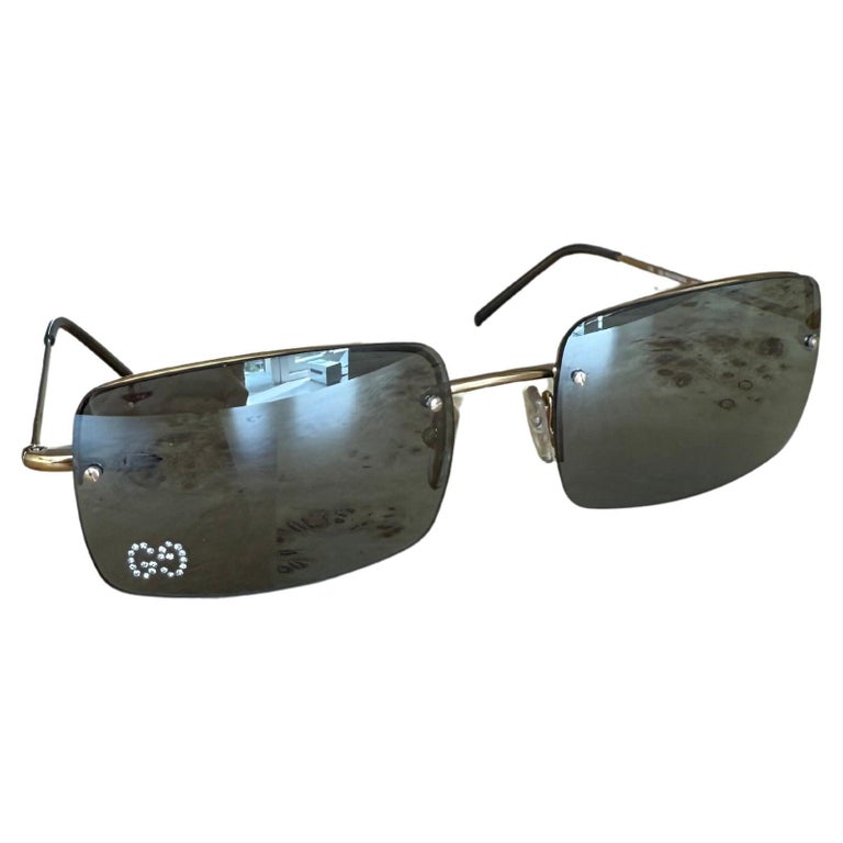 GUCCI by TOM FORD 2002 Vintage Sunglasses w. Crystal GG Logo  display picture 2