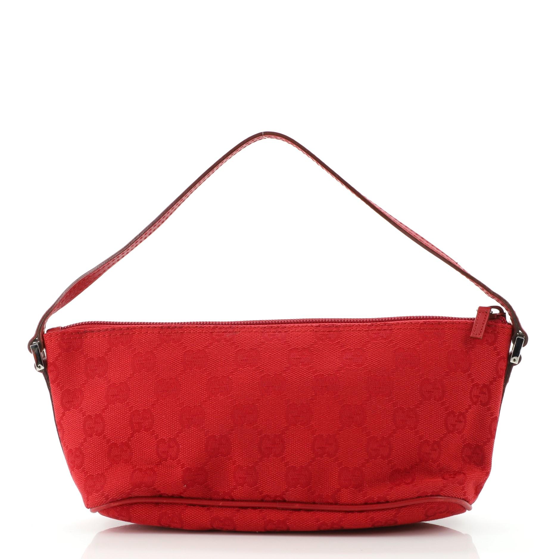 gucci gg canvas boat pochette