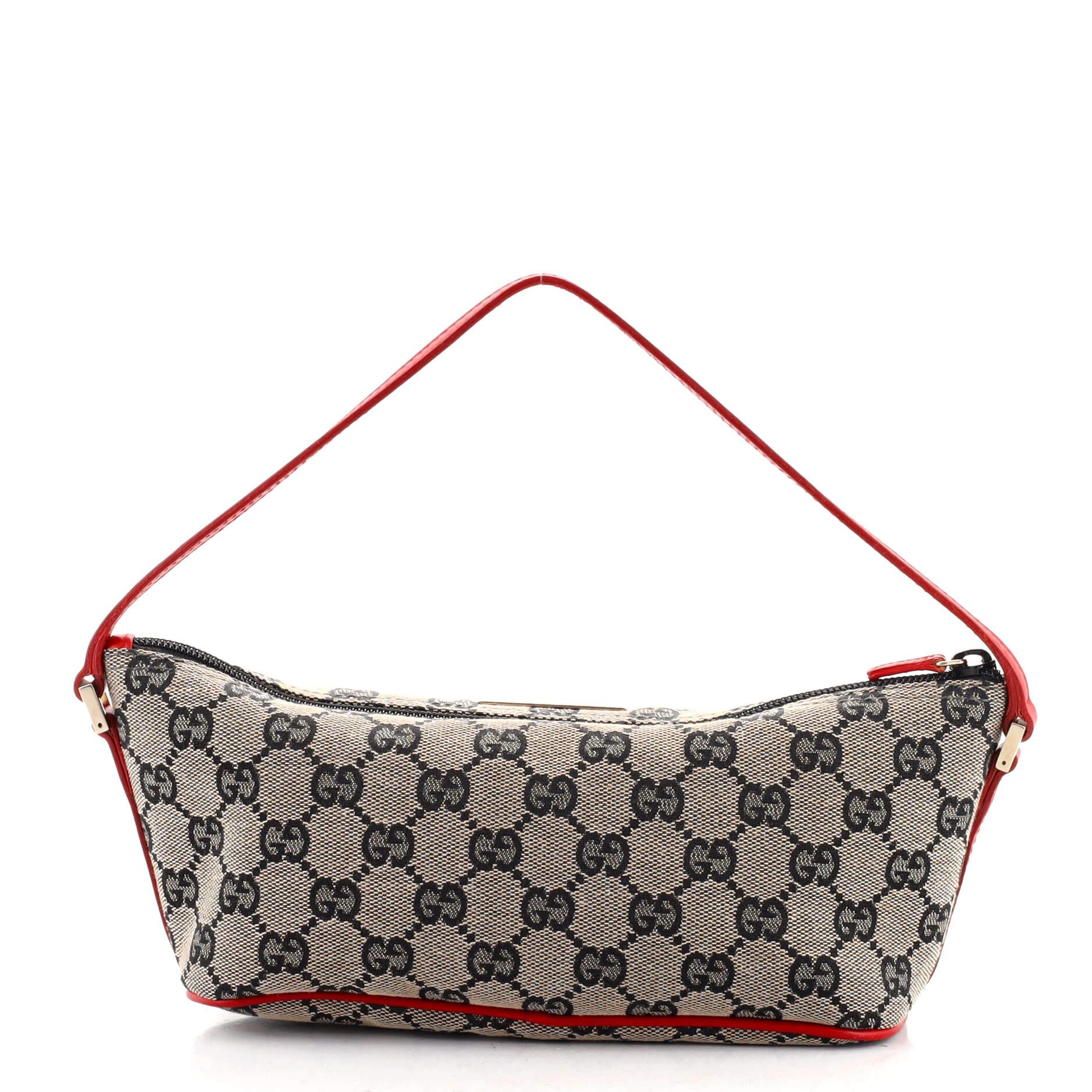 Gg canvas boat pochette hot sale