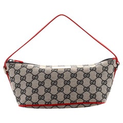 Gucci Boat Pochette, Gg Canvas