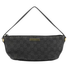 Gucci Boat Pochette GG Denim, Denim