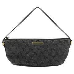 Gucci Boat Pochette GG Denim Small