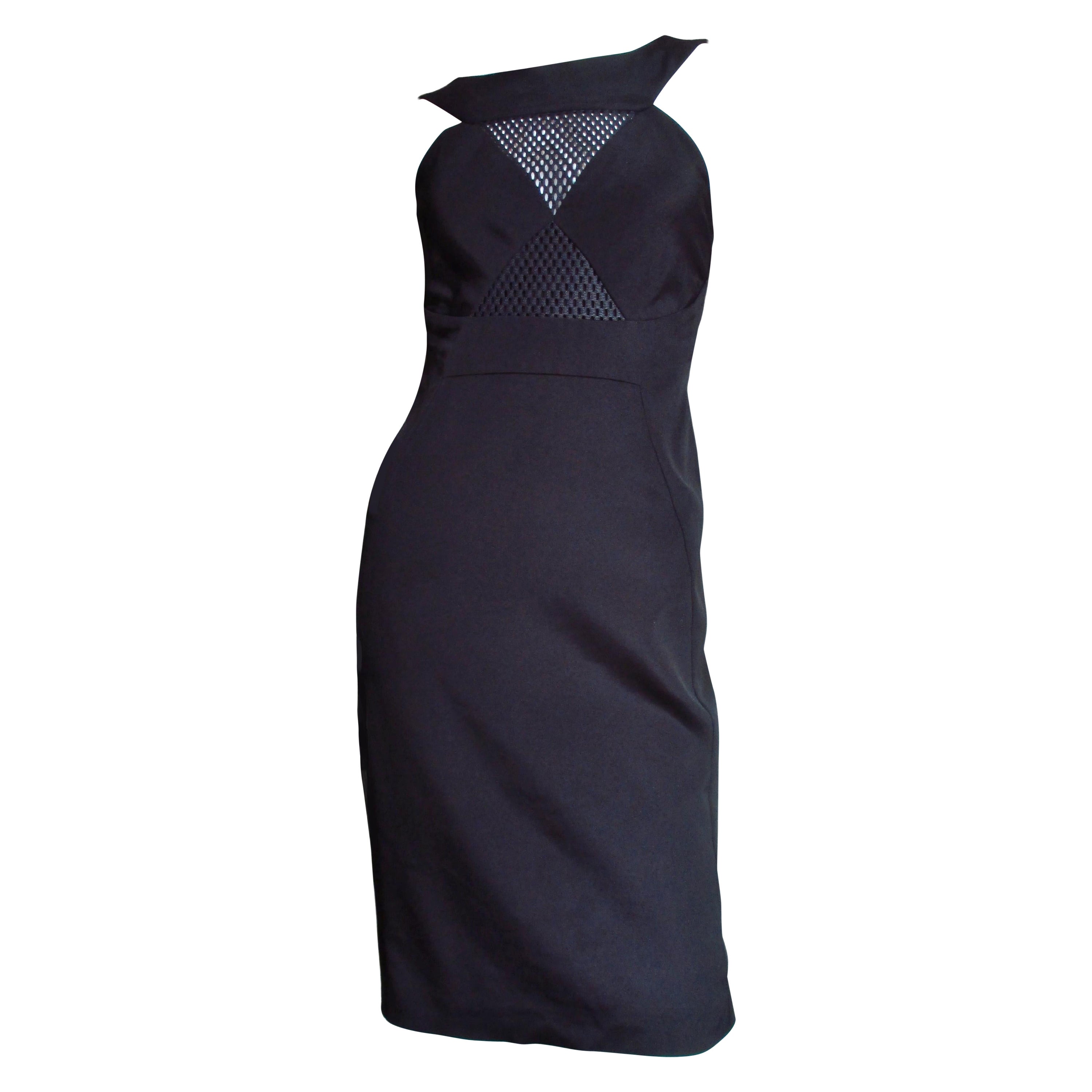 Gucci Bodycon dos nu avec découpes en filet