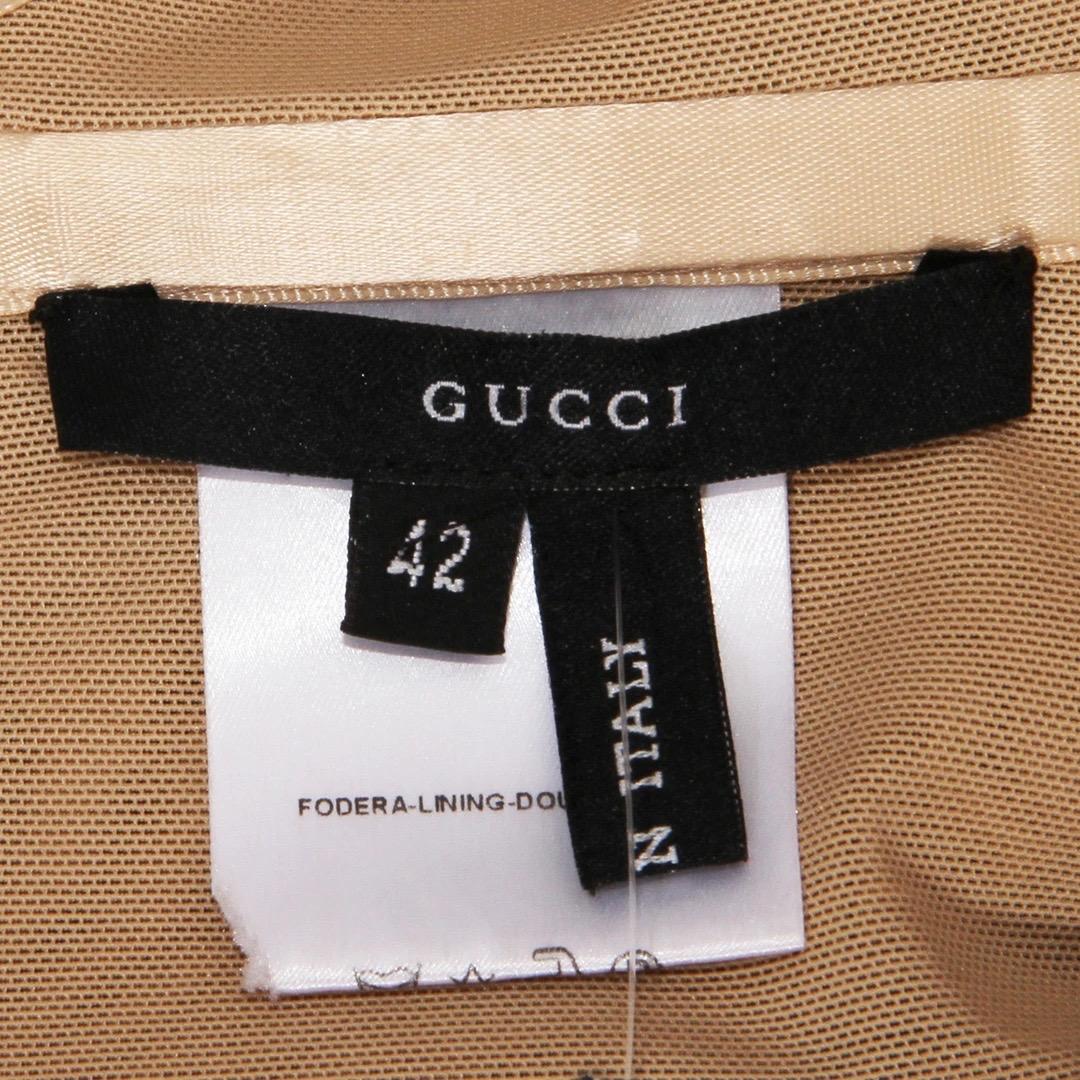 Brown Gucci Bodycon Dress SS2001