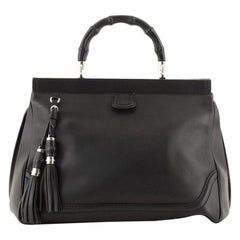 Gucci Bold Bamboo Top Handle Bag Cuir